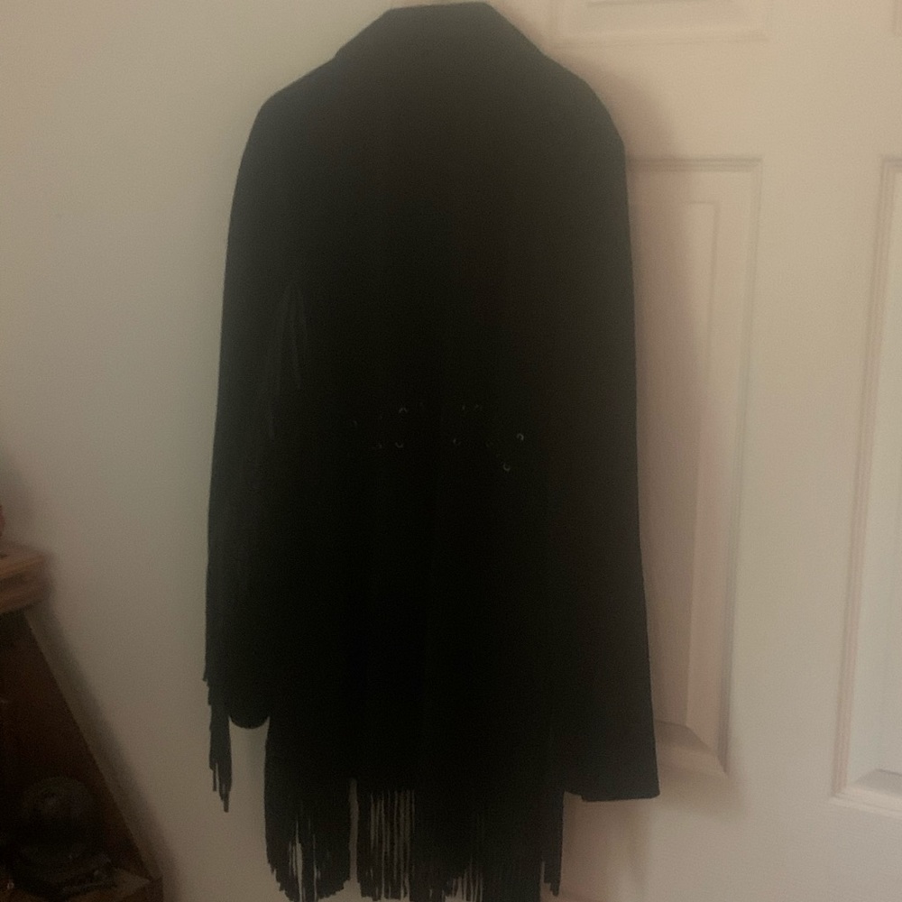 Black suade jacket